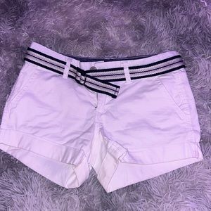 White mid rise Jean shorts size 2 women’s